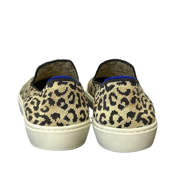 Rothy's The Original Slip On Sneaker Desert Cat Leopard Cheetah Women's Size 8.5 - Picture 3 of 10